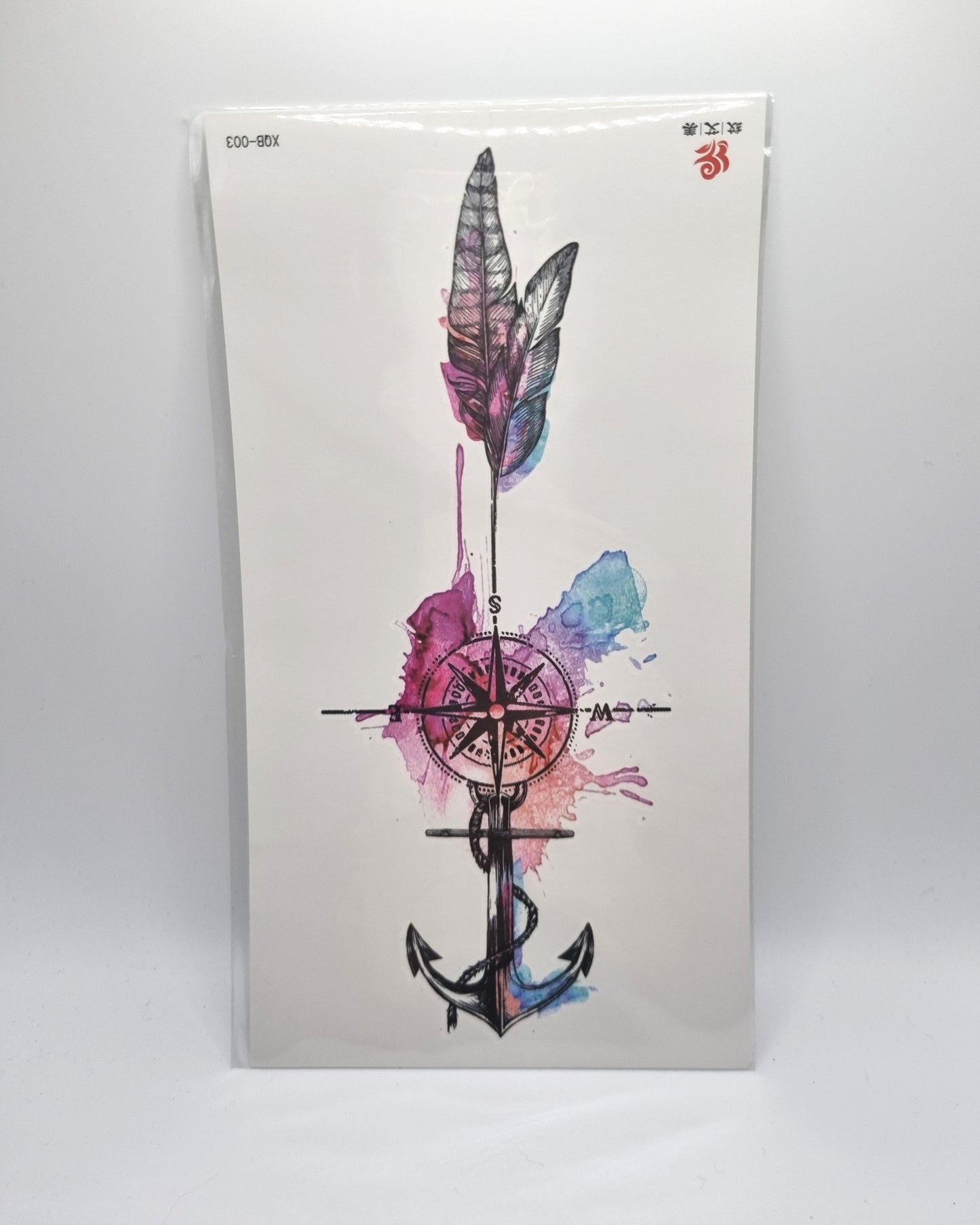 Body Tattoo Sticker (Wegweiser)