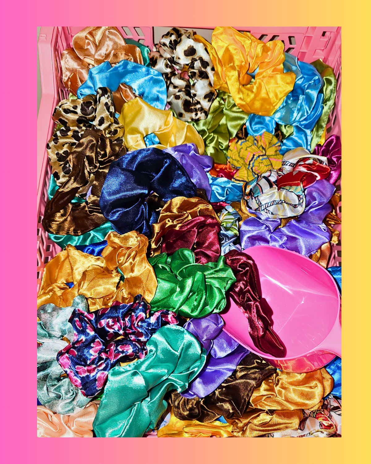 Überraschungsschaufel Haar-Scrunchies (mind. 8Stk)