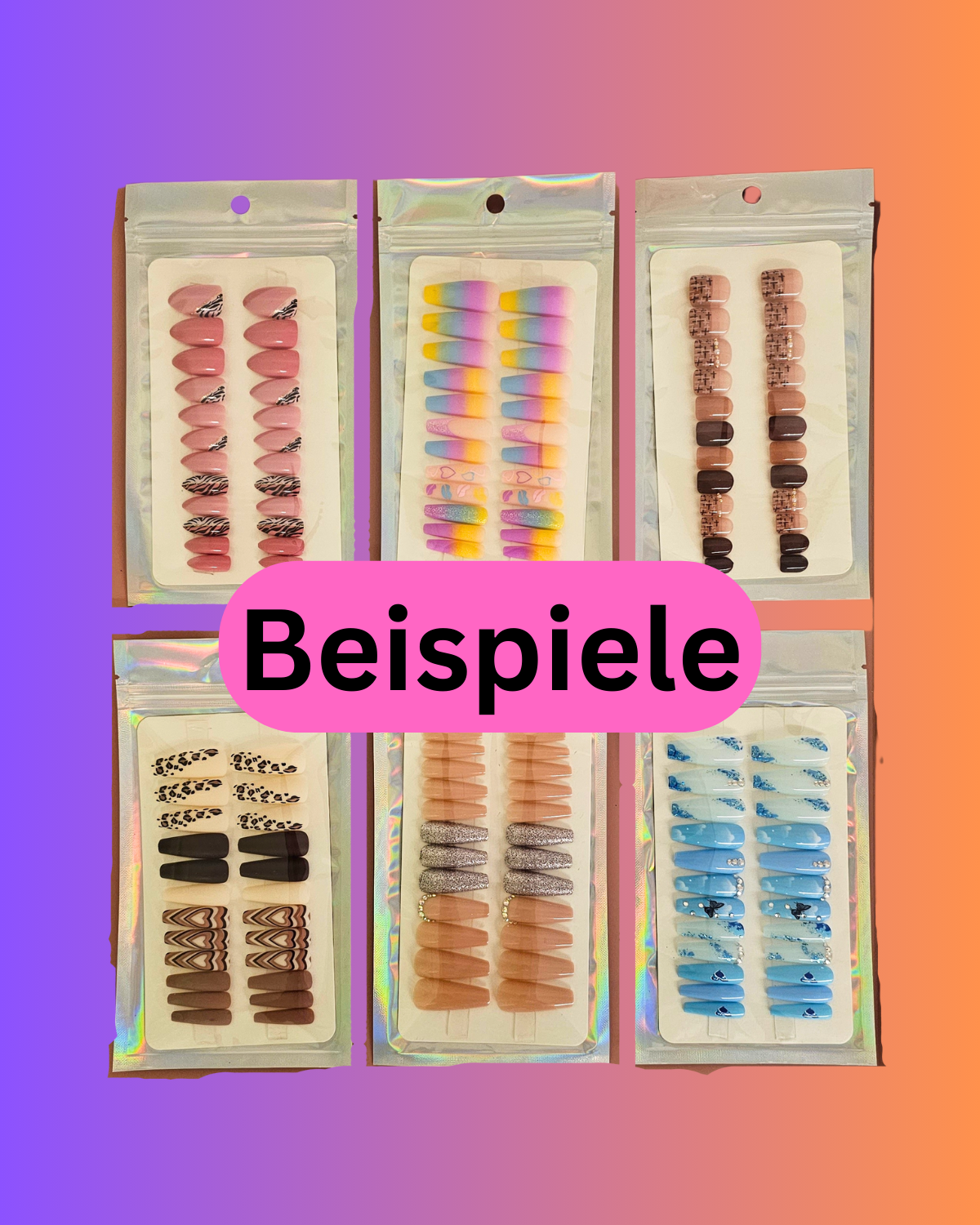 Überraschung Press On Nails