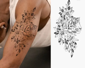 Body Tattoo Sticker (Rose)