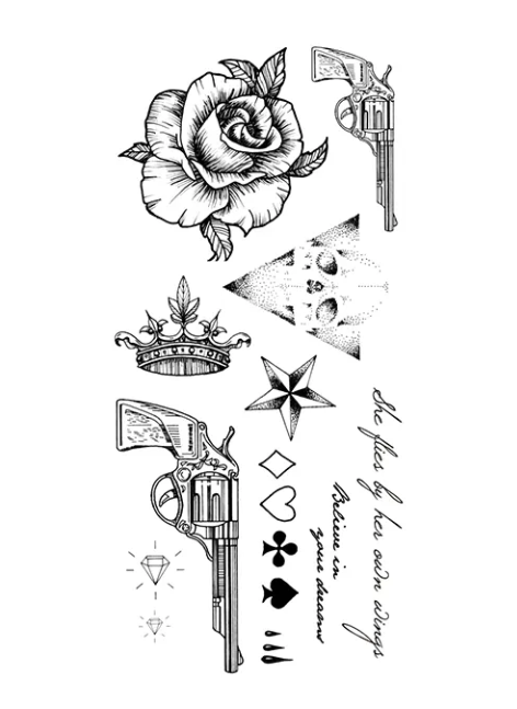 Temporäre Tattoo Sticker 199