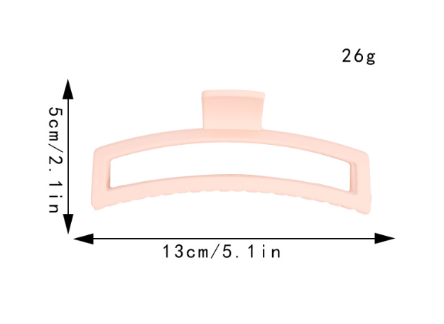 Haarklammer (13cm braun)